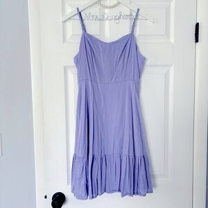 Old Navy || Periwinkle Blue Ruched Tiered Sundress